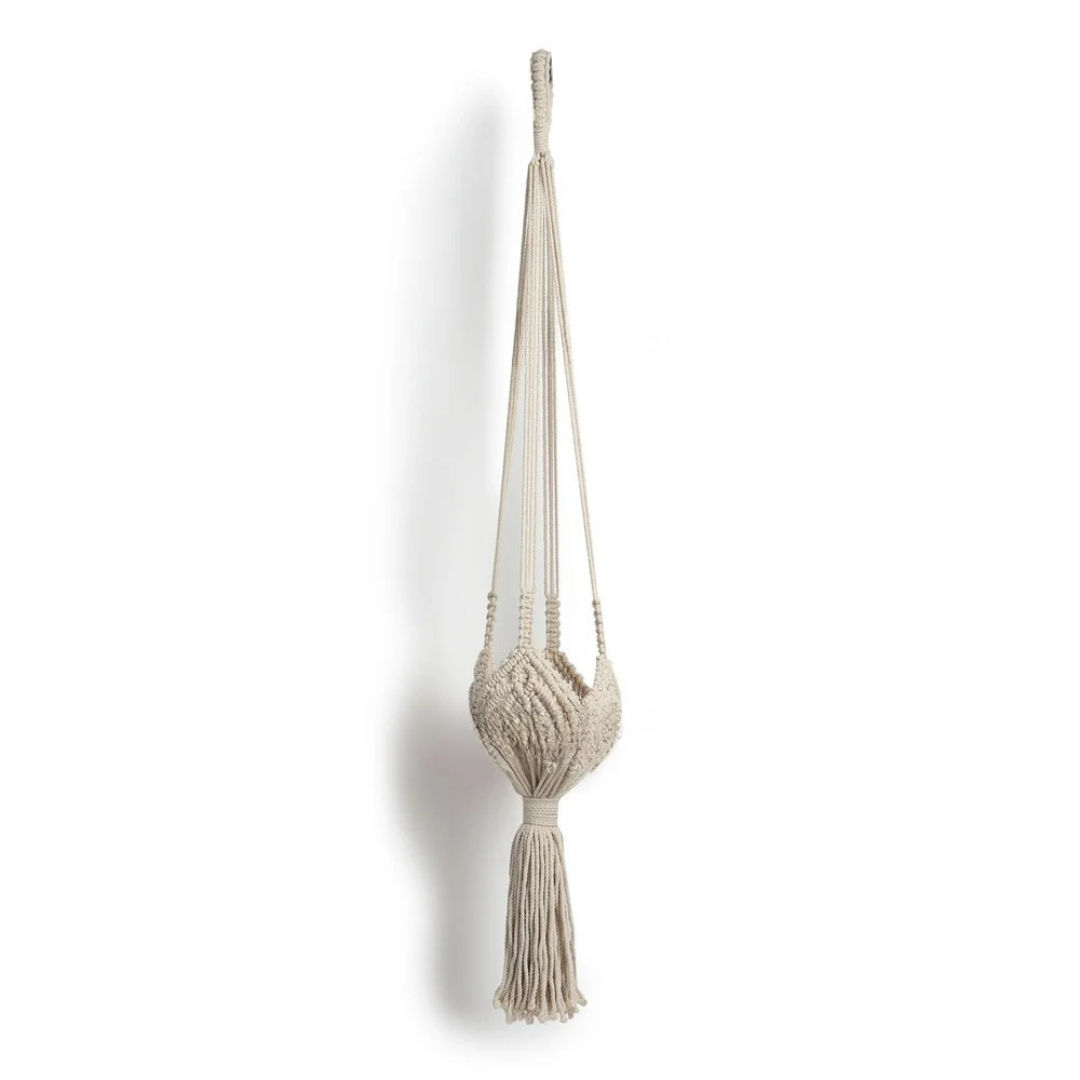 Stylish Macrame Geometric Plant Hanger Modern Artistic Greenery Display